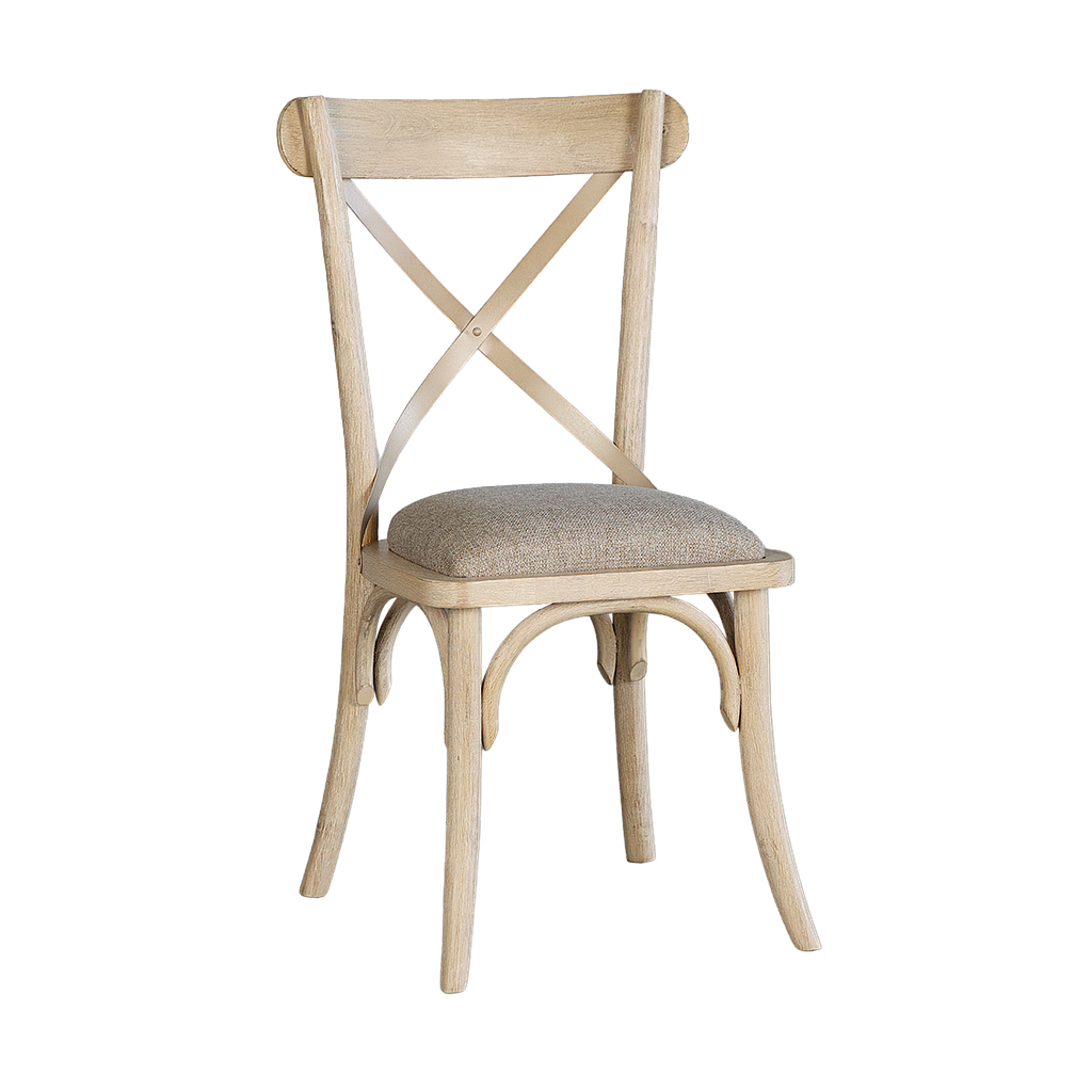 MILTON - Chair - Toffee and Grey cover
