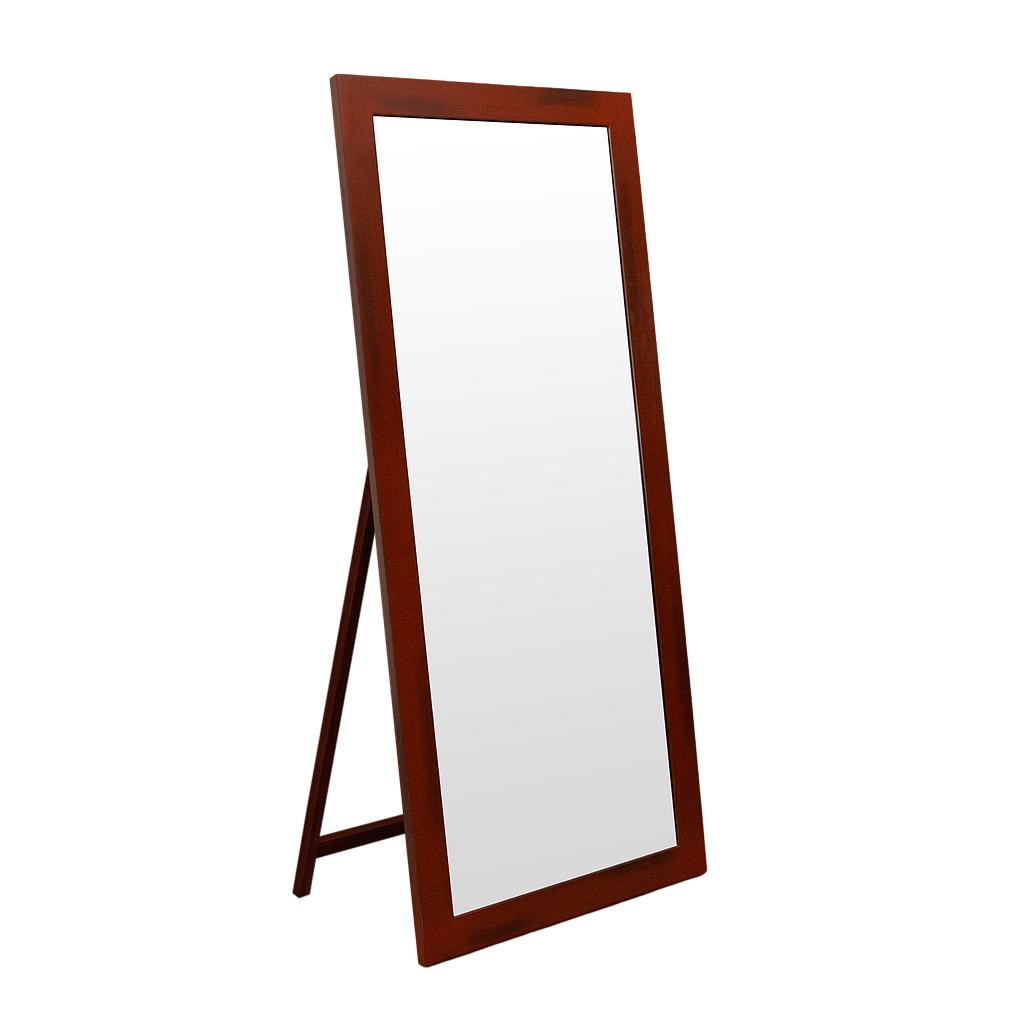 JULIETTE - Cheval mirror 80 x 180 - Patina chinese red