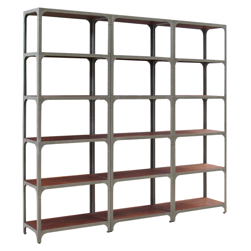 MANHATTAN - Shelf L210 x H204 - Vintage silver and Washed antic