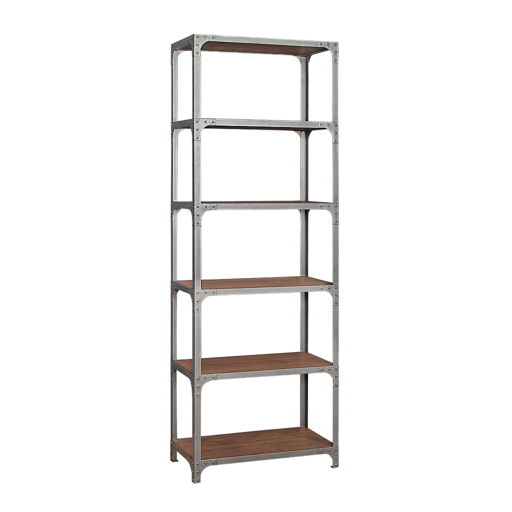 MANHATTAN - Shelf L75 x H204 - Vintage silver and Washed antic