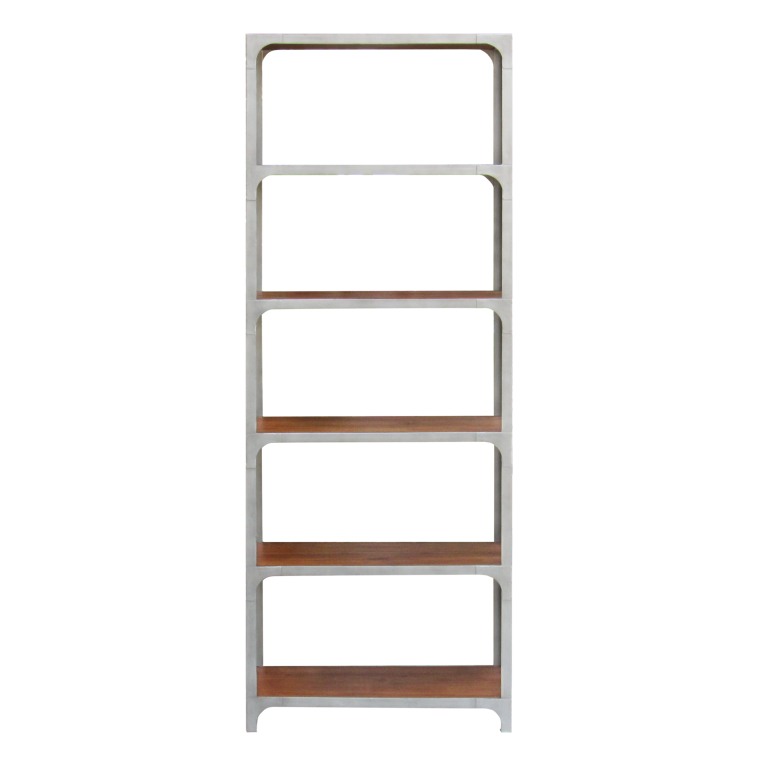 MANHATTAN - Shelf L75 x H204 - Vintage silver and Washed antic