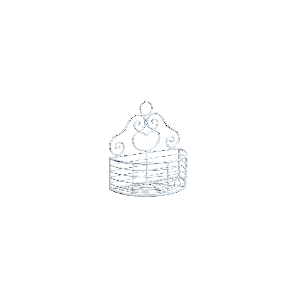 DIXIE - Wall shelf L25 - Patina white