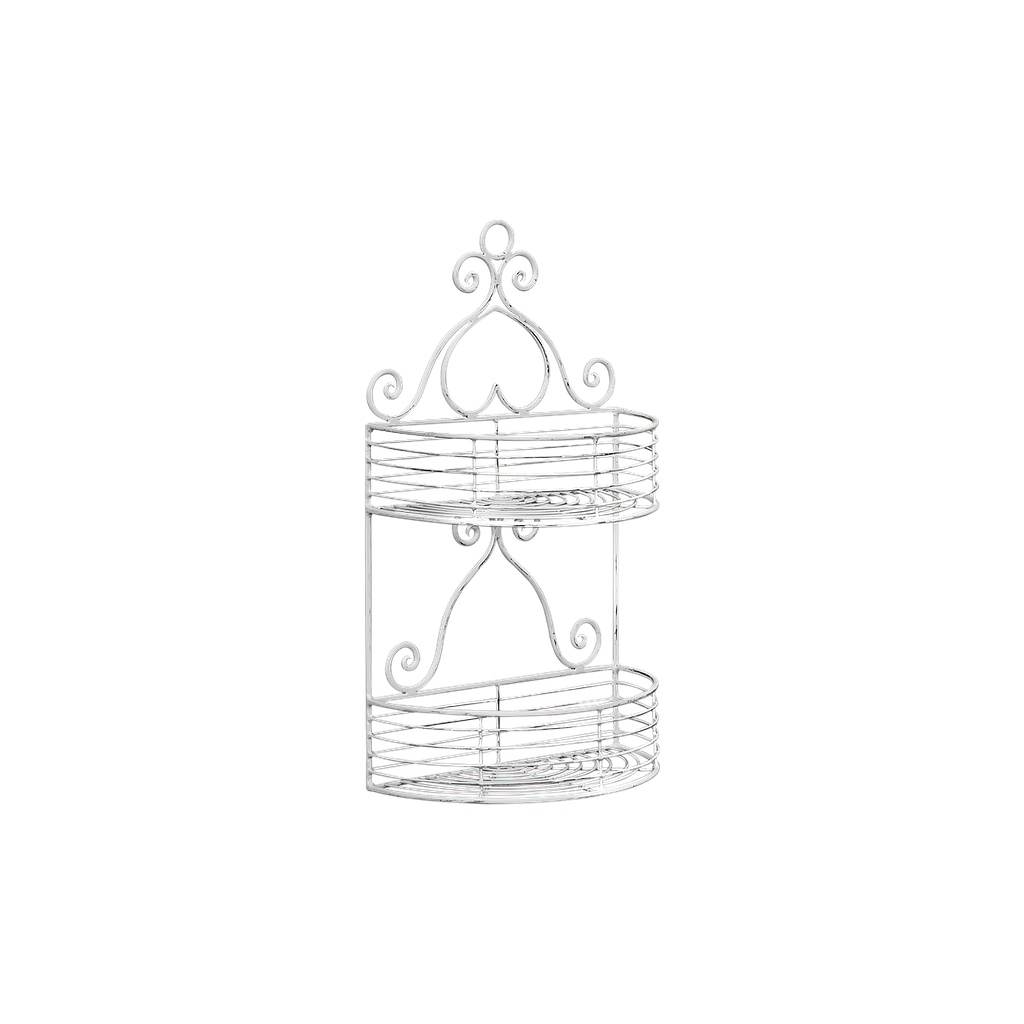 DIXIE - Wall shelf H62 - Patina white