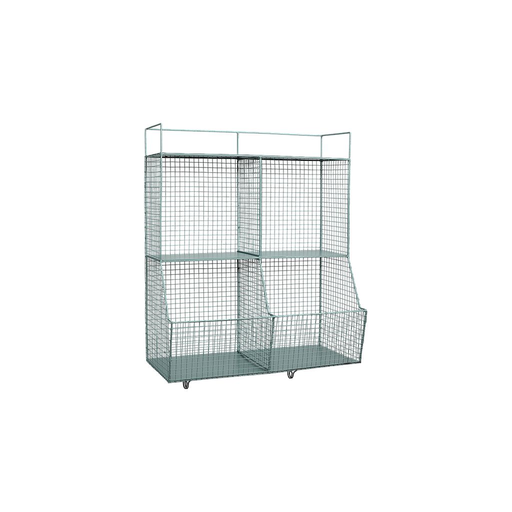 MESH - Wall Shelf L50 x H60 - Mint