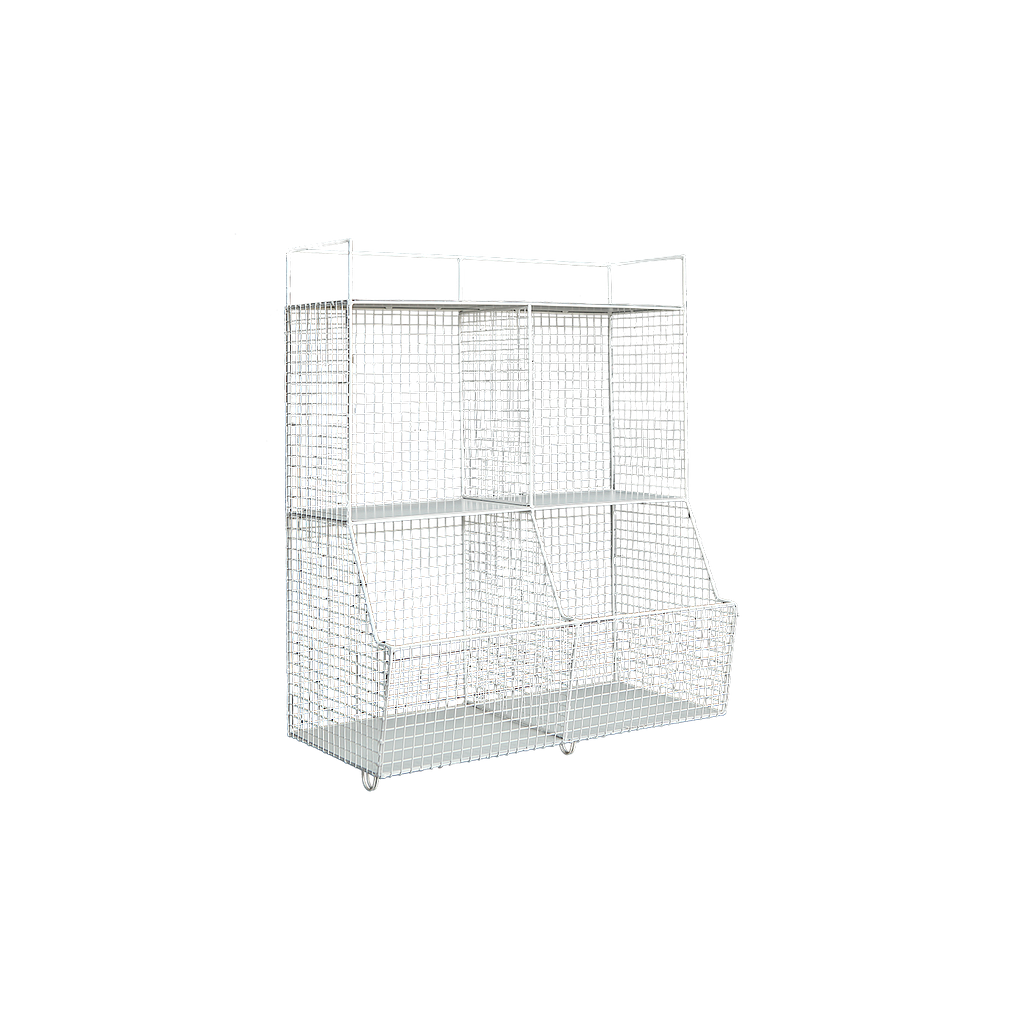 MESH - Wall Shelf L50 x H60 - White