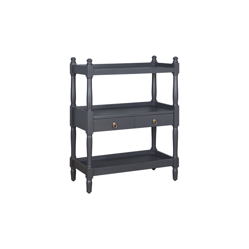 BRIANA - Kitchen storage shelf L80 - Charcoal grey