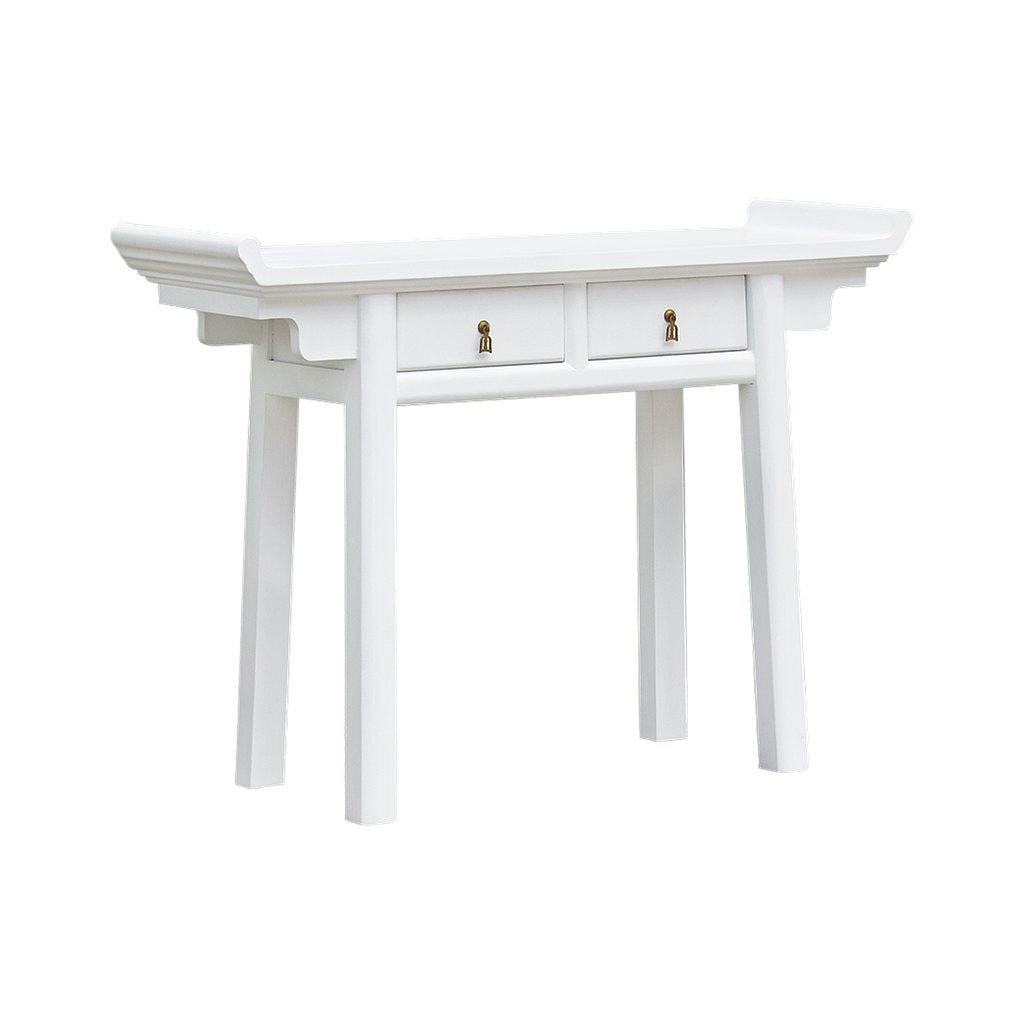 NANKIN - Console table L120 - Brushed white