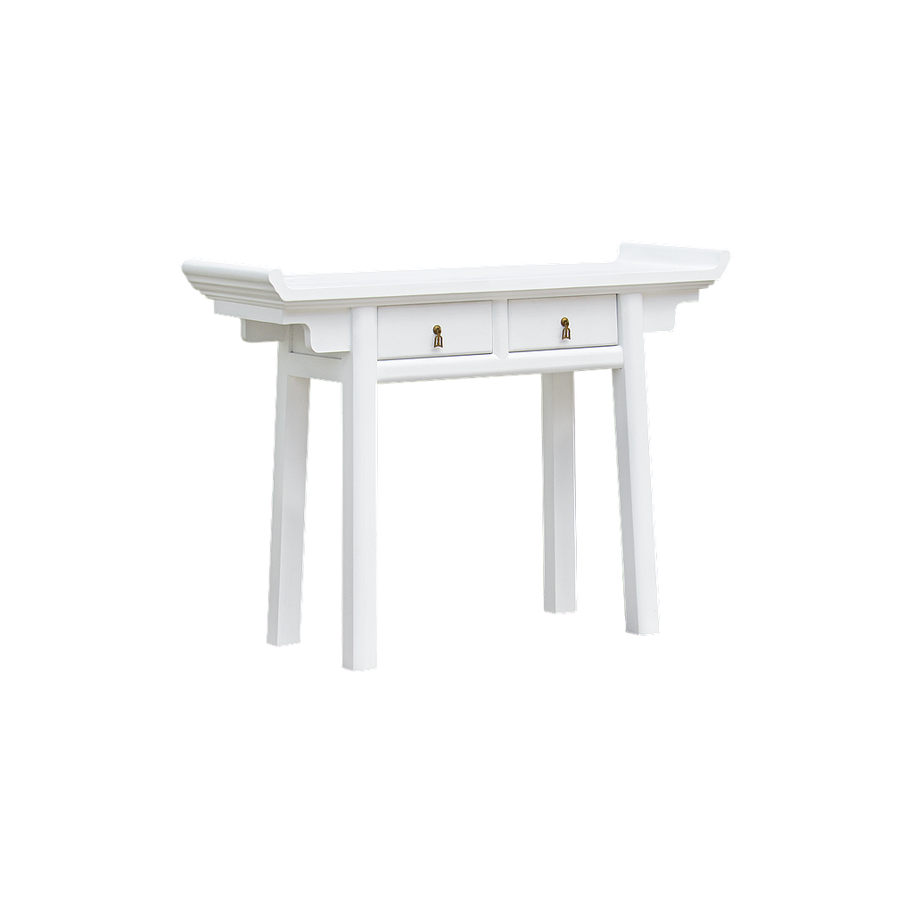 NANKIN - Console table L120 - Brushed white