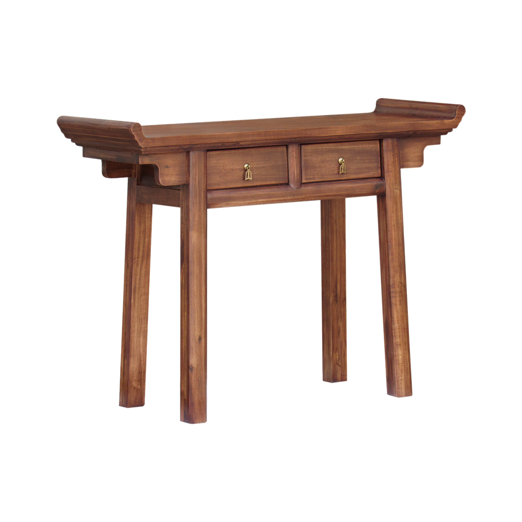 NANKIN - Console table L120 - Washed antic