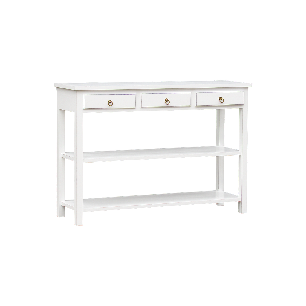 ALEX - Console table L132 - Brocante white