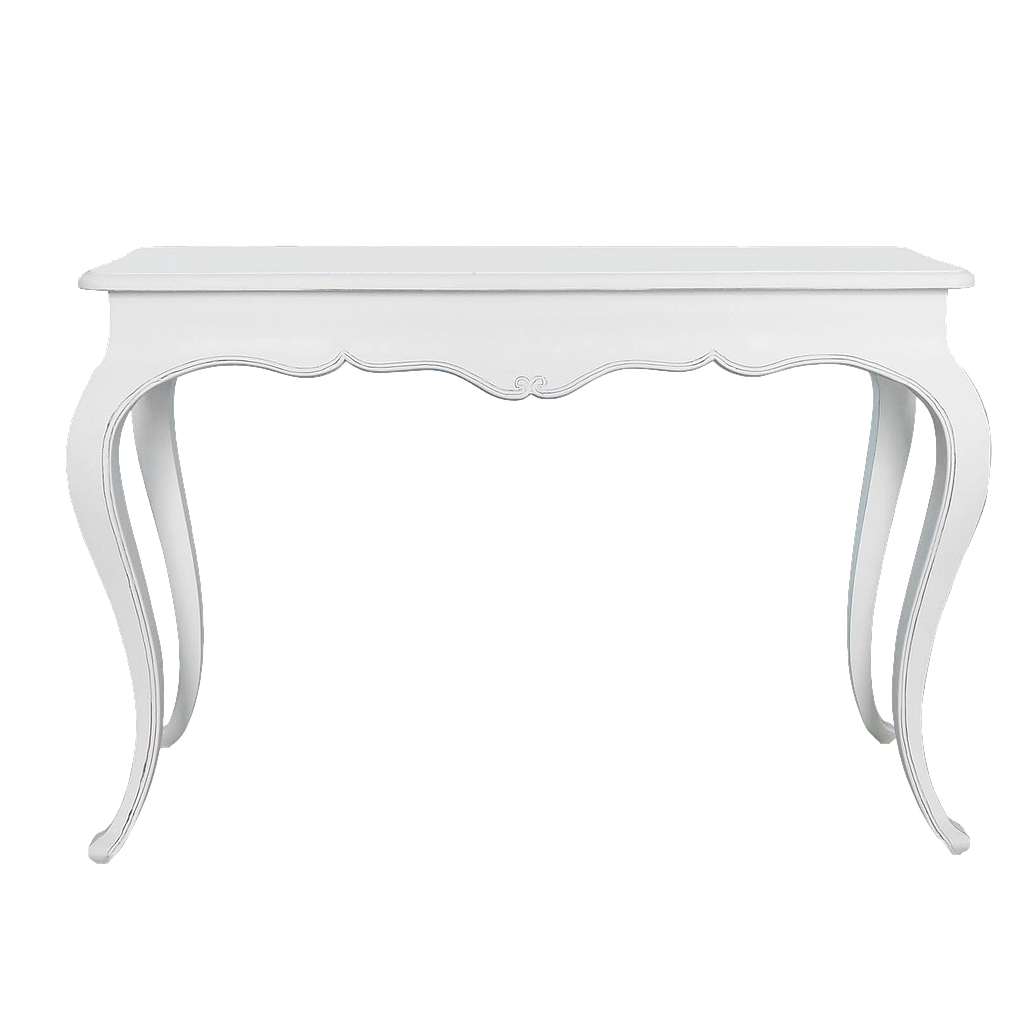 ELODIE - Console table L126 - Brocante white