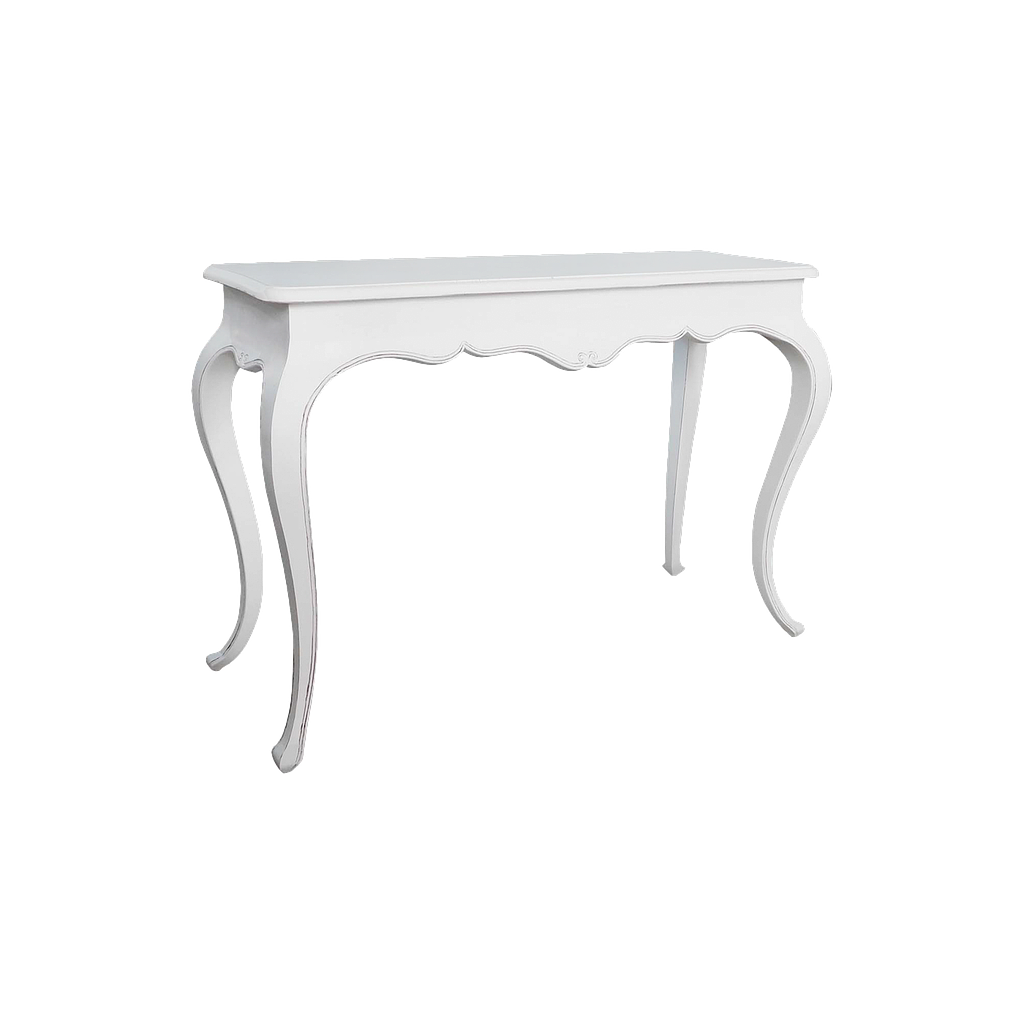 ELODIE - Console table L126 - Brocante white