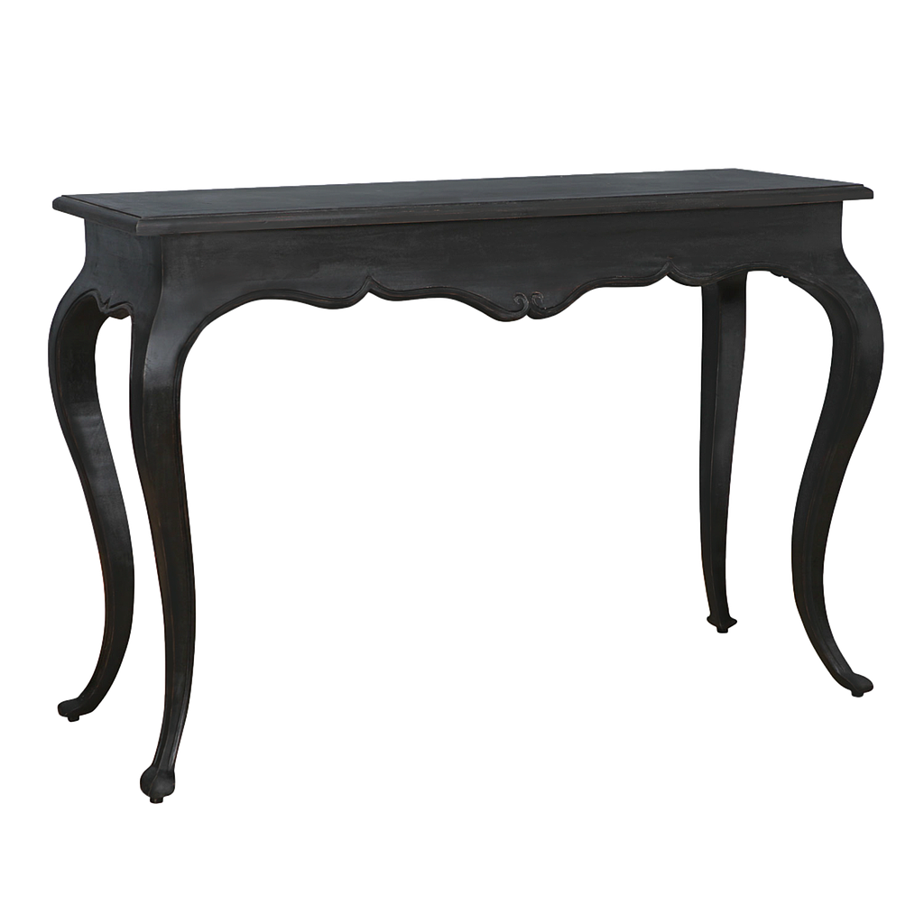 ELODIE - Console table L126 - Brocante black