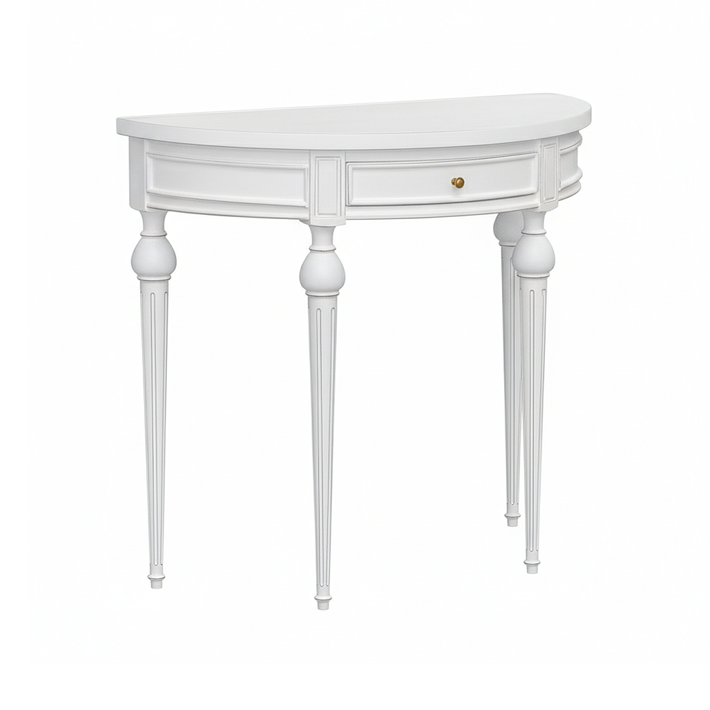 NEEDLE - Console table L85 - Brocante white
