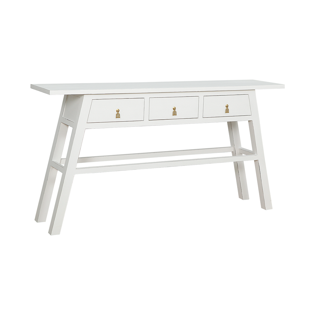XIAN - Console table L150 - Brocante white