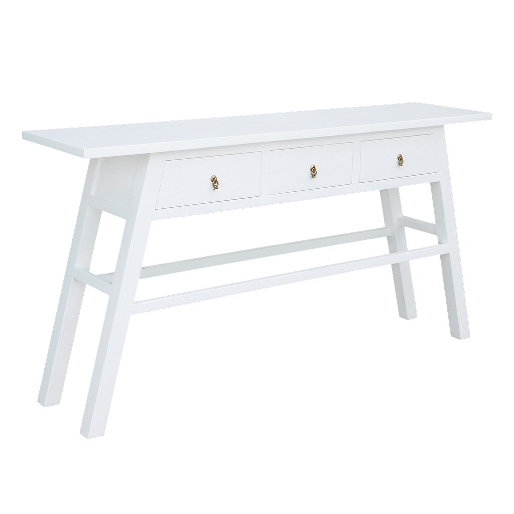 XIAN - Console table L150 - Brushed white