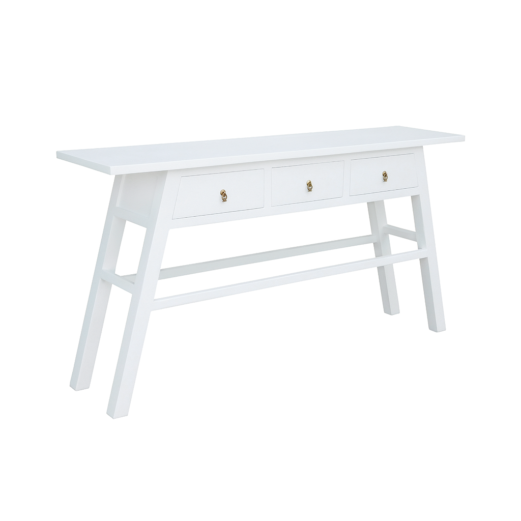 XIAN - Console table L150 - Brushed white