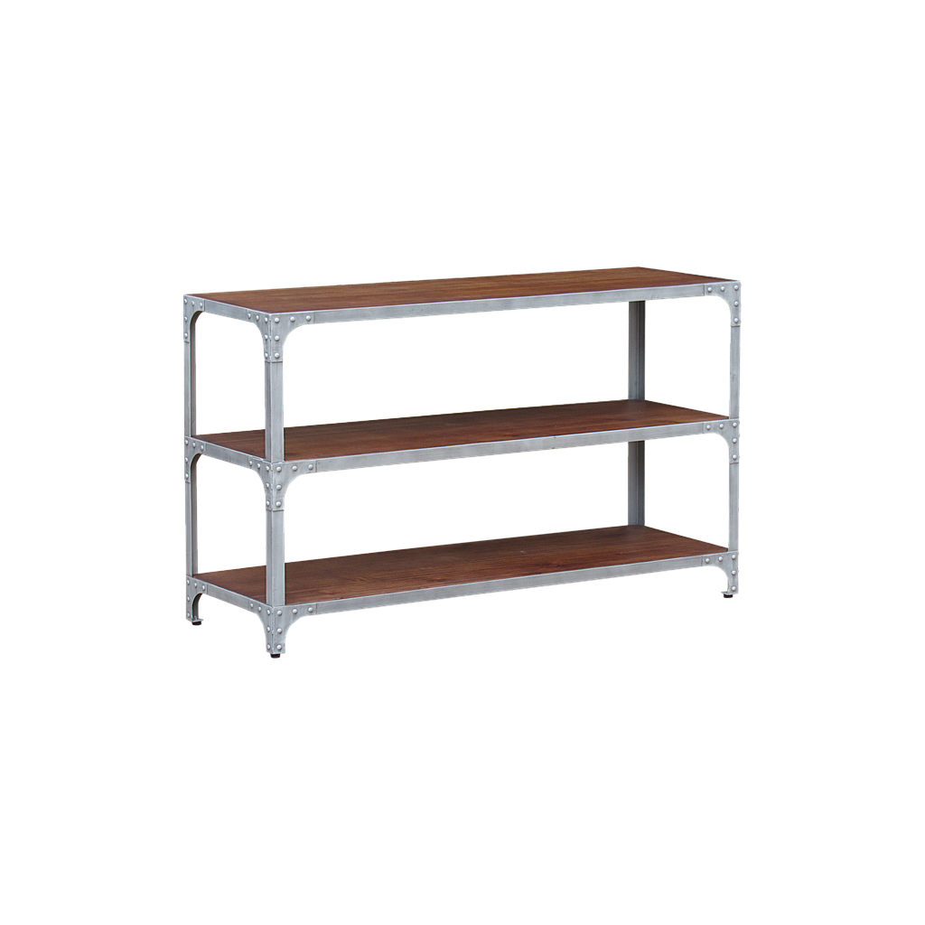 MANHATTAN - Console table L120 - Vintage silver and Washed antic