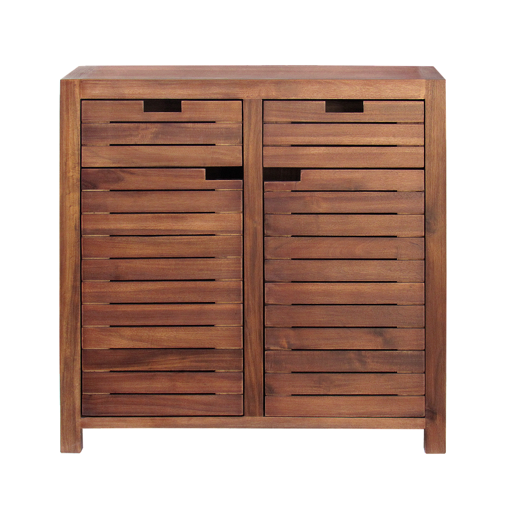 WENDY - Bathroom cabinet L83 x H83 - Washed antic