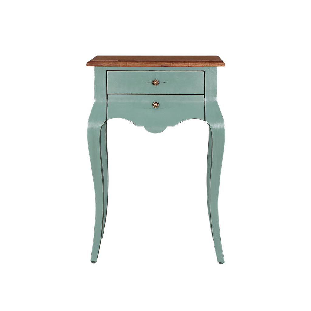 ELODIE - Console table L60 - Patina mint and Washed antic