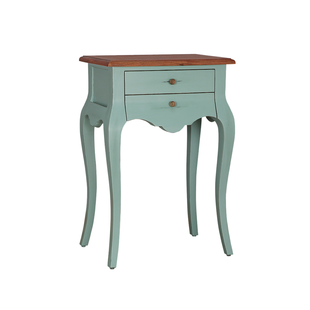ELODIE - Console table L60 - Patina mint and Washed antic