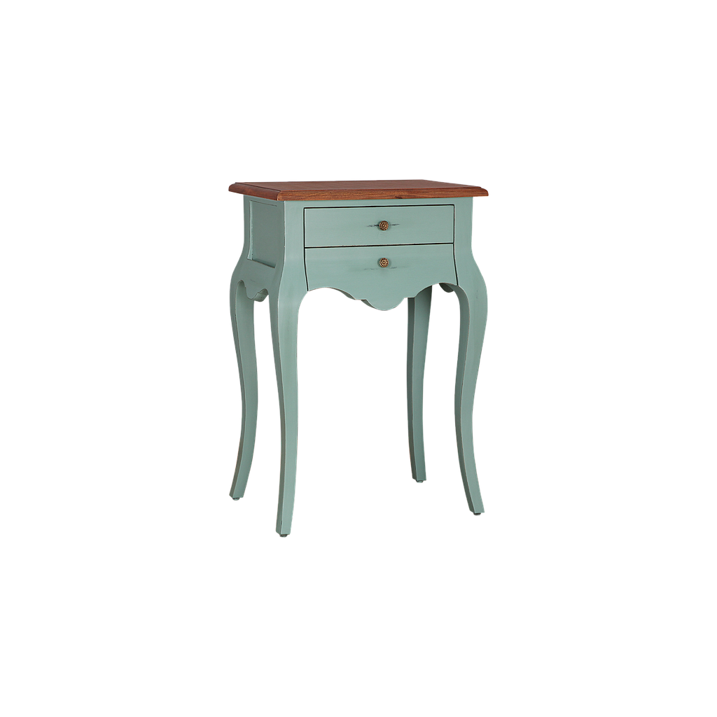 ELODIE - Console table L60 - Patina mint and Washed antic