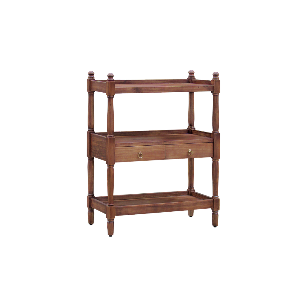 BRIANA - Kitchen storage shelf L80 - Washed antic