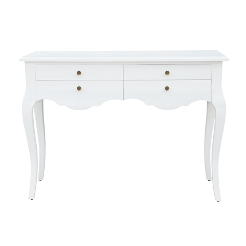ELODIE - Console table L120 - Brushed white