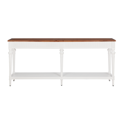 VAKO - Console table L180 - Brushed white and Washed antic