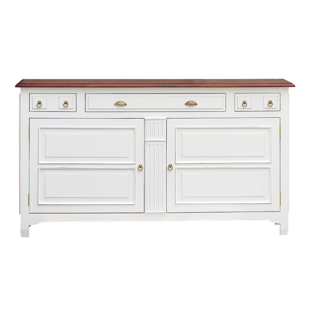 PAUL - Sideboard L180 - Brocante white and Washed antic