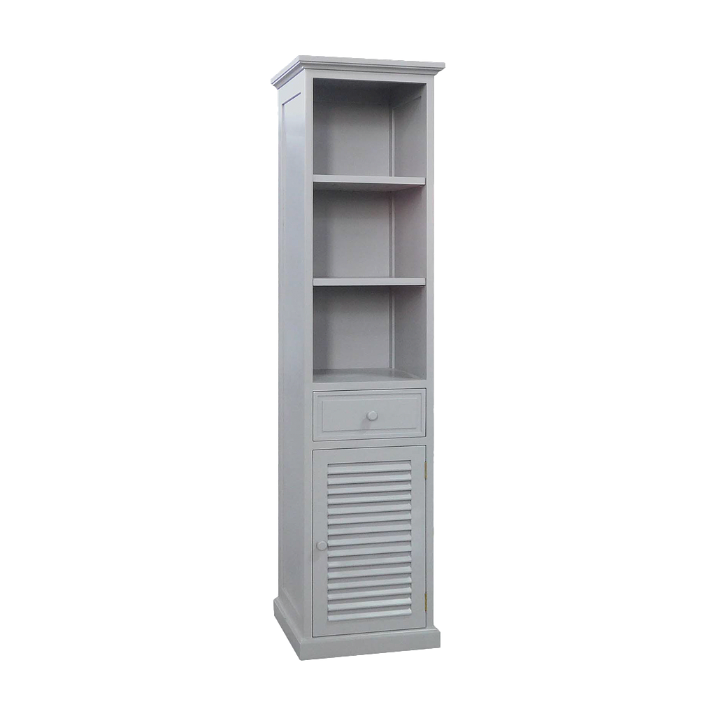 TRACY - Bathroom cabinet L45 x H180 - Light grey