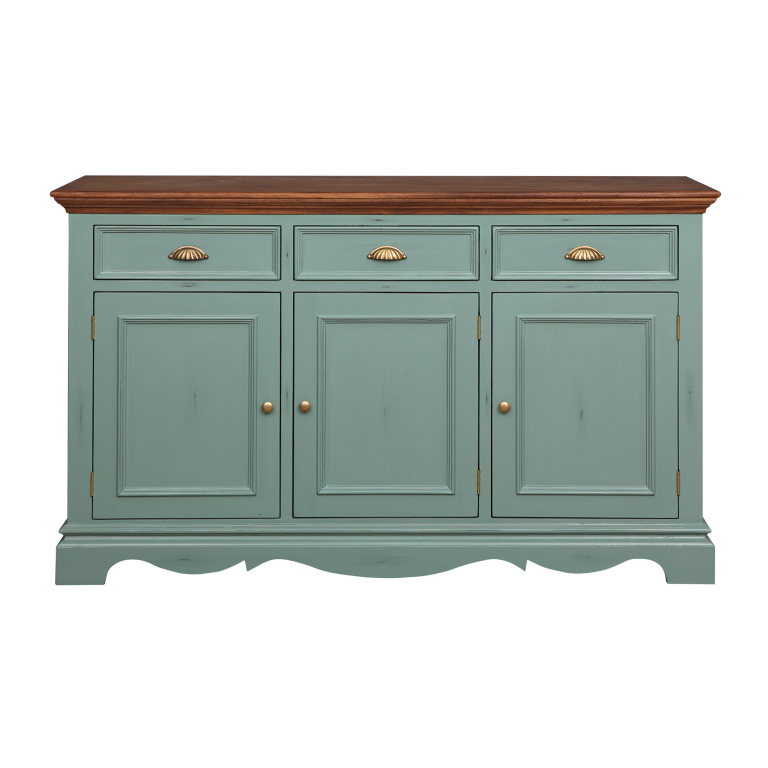 HELENA - Sideboard L140 - Patina mint and Washed antic