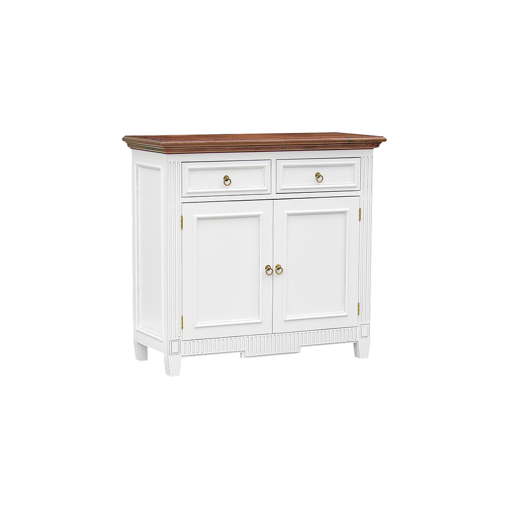 TOSCANE - Sideboard L100 - Brocante white and Washed antic