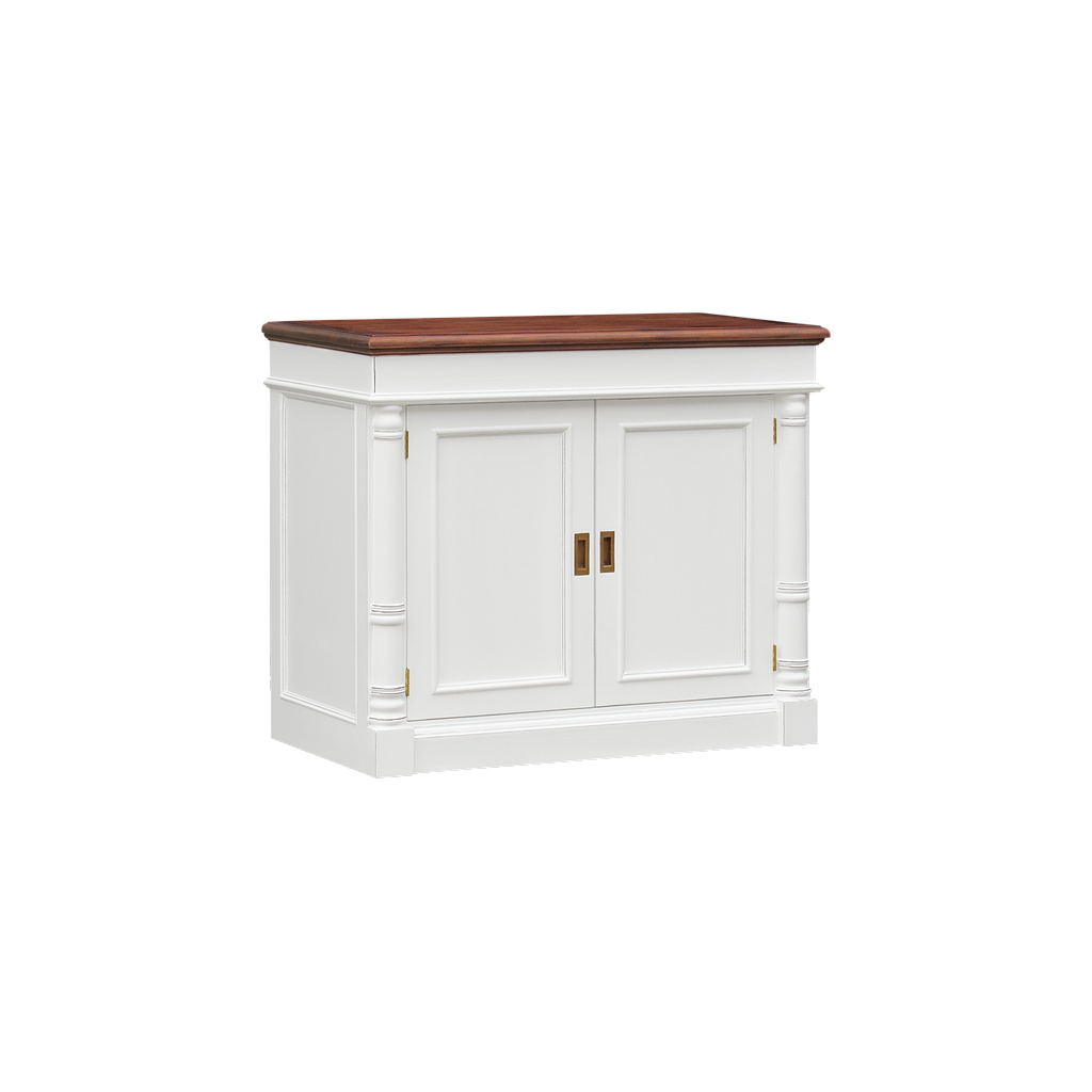 ANNE - Sideboard L100 - Brocante white and Washed antic