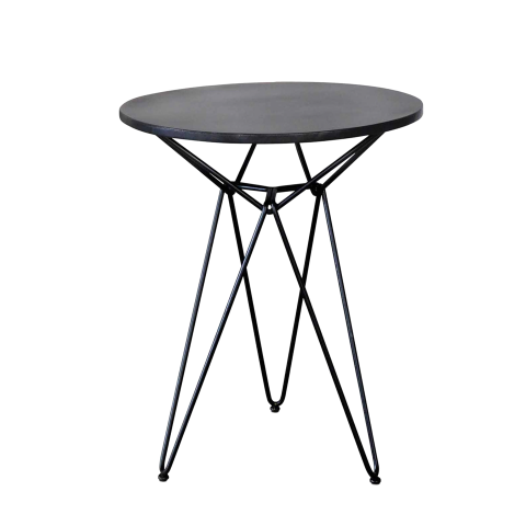 AURIA - Metal Side table Diam.60 x H65 - Matt black