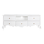 FLORIE - TV stand L160 - Brocante white