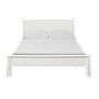ALES - King size bed 180x200 - Brocante white