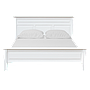 LENS - Queen size bed 160x200 - Brocante white