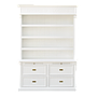 INDOCHINE - Display cabinet L155 x H220 - Brushed white
