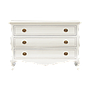 ALEXIA - Chest of drawers L120 x H80 - Brocante white