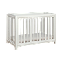 NIELS - White adjustable Baby cot 120x60 - White