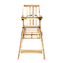 LOU - Convertible High Chair H102 - Natural acacia