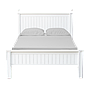 ALES - Twin size Bed 120x200 - Brocante white