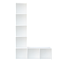 ALPHABET - Bookcase L105 x H165 - White