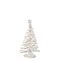 BETIM - Wooden Christmas tree H100 - Brocante white