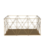 RIELLEY - Rectangular basket L35xW23 - Gold