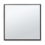 CLARA - Square mirror with thin frame 75 x 75 - Black