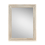 EBBA - Mirror with moldings 75 x 100 - Whitened acacia