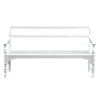 NICOSIE - Bench L160 - Brushed white