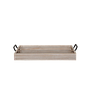 DALLAS - Rectangular Tray 45 x 30 - Whitened acacia
